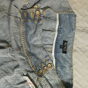 XOXO Soft Denim Button Front Pants
